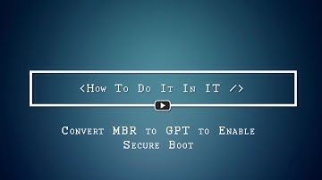 ✔ How to Enable secure boot for windows 11 by convert MBR to GPT