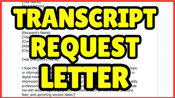 How to Write a Transcript Request Letter | Step-by-Step Guide for Students