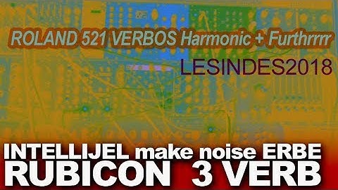 IN SYNC 3 // QUIET PATCH // INTELLIJEL RUBICON // VERBOS HARMONIC OSC // CWEJMAN FSH-1