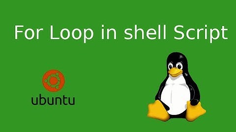 For Loop in shell scripting in hindi