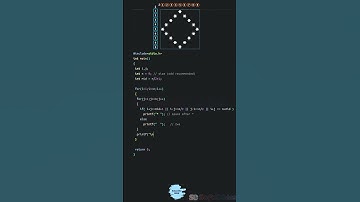 Hollow diamond pattern program in less than 60 seconds #shorts #shortvideo #shortsfeed #softethics