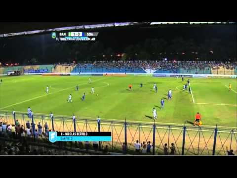 Gol de Bertolo. Banfield 1 - Sol de América 0. Copa Argentina 2015. FPT.
