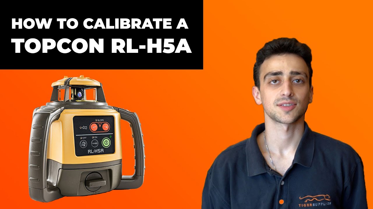 How to Calibrate a Topcon RL-H5A Rotary Laser Level - YouTube
