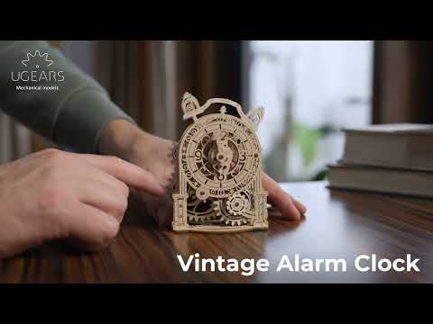 Vintage Alarm Clock from UGears