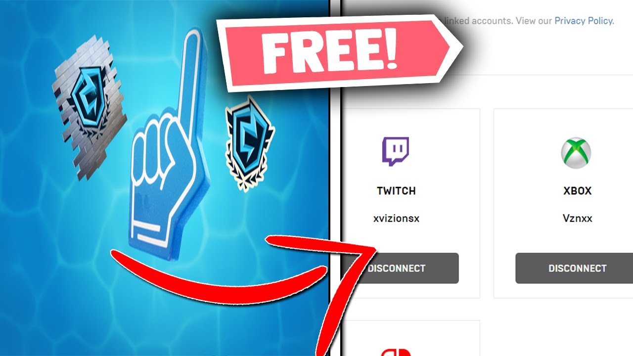How To Link Your Epic Account To Twitch Free Fncs Rewards Fortnite Battle Royale Youtube