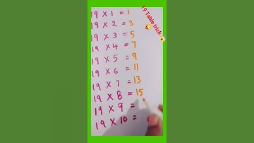19 taAWESOME MATHEMATICS #shorts #maths #easytrick #mathstricks #easymathtricks #quicktricks #tricks
