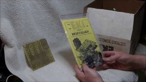 NOS EKI 1098 Binary Clock Kit (Part 1/2 - The unboxing)