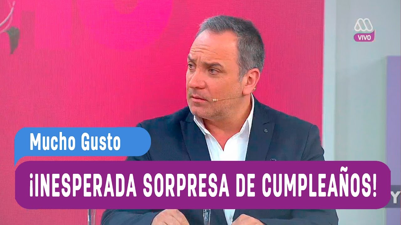 La inesperada sorpresa para Luis Jara en su cumpleaños - Mucho Gusto 2016