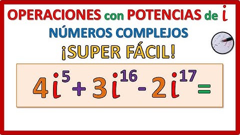 OPERACIONES con POTENCIAS de i | SUPER FÁCIL 🤩 | Números complejos | Parte 4