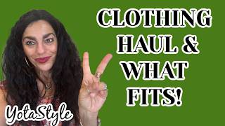 CLOTHING HAUL & WHAT FITS IN MY BAG!