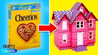 50 BEST Recycled Dollhouse, Furniture And Accessory Crafts &amp; Hacks