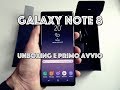 Samsung Galaxy Note 8 : Unboxing e primo avvio! (Come impostarlo al meglio)