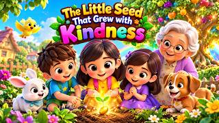 The Little Seed That Grew with Kindness 🌈 | Magical Moral Story for Kids | Tutti Frutti
