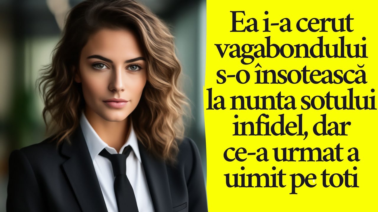 Ea i-a cerut vagabondului s-o însoțească la nunta soțului infidel, dar ce-a urmat a uimit pe toți