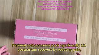 Patented ultra - thin perineal cold compress pad
