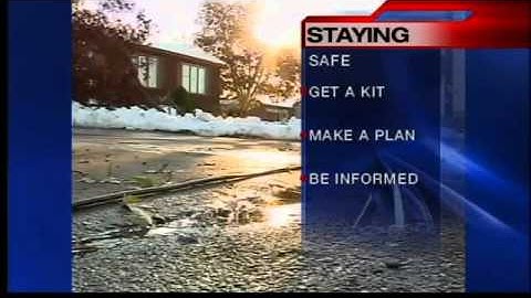 Being prepared when disaster strikes