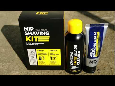 Beauty -  MIP SHAVING KIT | Yongkatsu,YKts |  쉐이빙키트 미프 남자면도 위생적으로 클리너해요1.SHAVING EXIT BLADE CLEAN