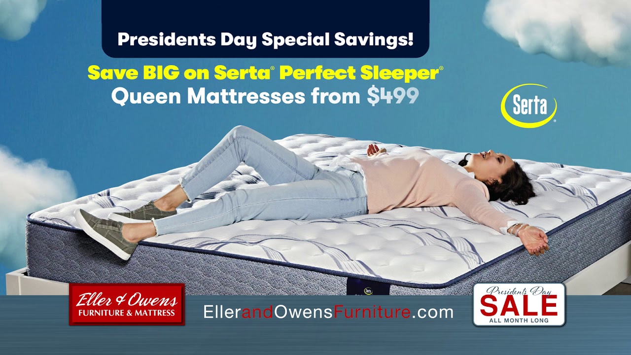 Eller Owens Furniture Mattress Presidents Day Sale Youtube