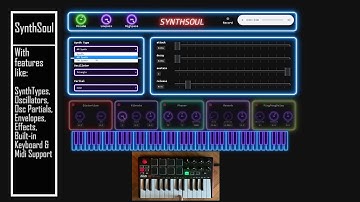 SynthSoul Application Demo (Tone.js & Vue)
