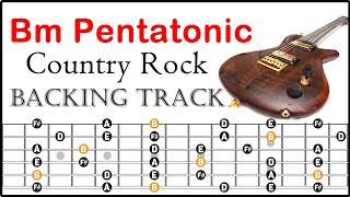 Country Rock Bm Pentatonic Backing Track