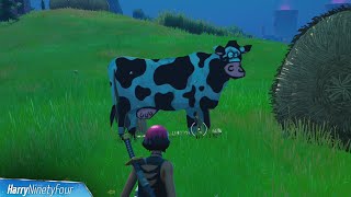 Place Cow Decoys in Farms All Locations - Fortnite