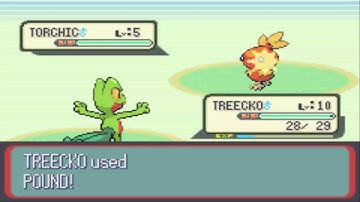 Pokemon Ruby - First Battle vs Pokemon Trainer May