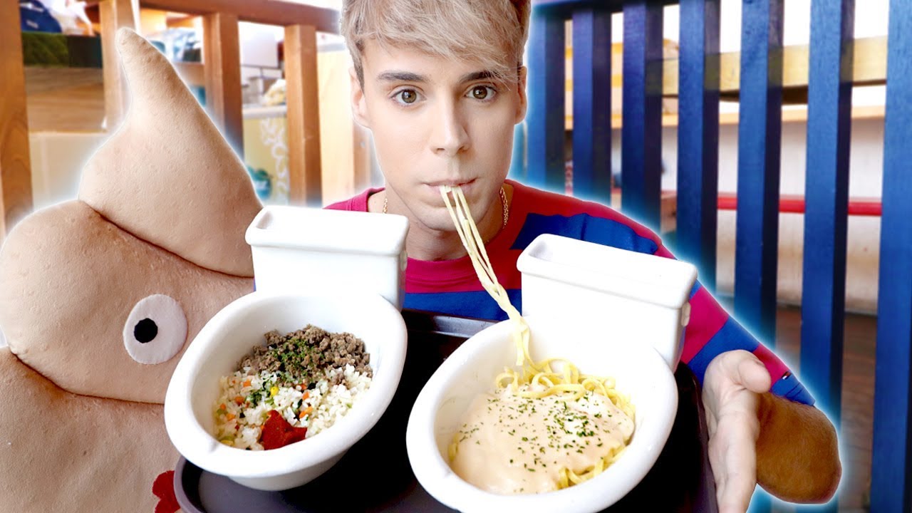 i went to a TOILET THEMED RESTAURANT in korea | Raphael Gomes