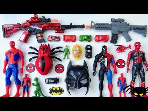 Spider-Man, Batman & Hulk Superhero Toy Adventure | Action Figures in 19.19 mins
