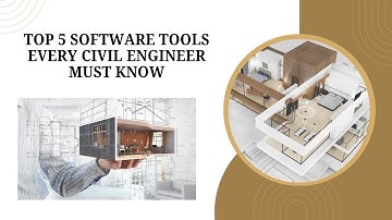 Top 5 Software Tools Every Civil Engineer Must Know | AutoCAD, Revit, STAAD.Pro, Excel & MS Project