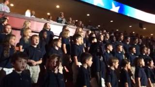Chicora Voices singing the National Anthem