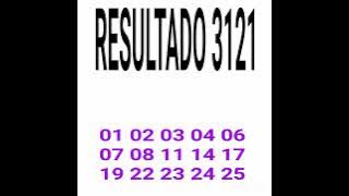 RESULTADO DA LOTOFACIL 3121