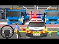All Police Officer Cars Parking to The Parking Building - 3D Driving Class 2024 - Android