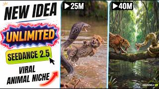 How to Create Viral Realistic AI Animal Videos From One Prompt | Seedance 2.5 unlimited generator 