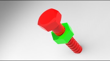 DESIGN OF BOLT AND NUT IN CREO || BOLT AND NUT ANIMATION || CLUSTER MIX