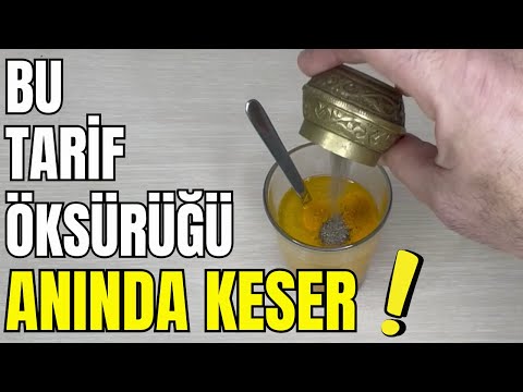 Öksürüğü Anında Kesen % 100 Etkili Ev Yapımı Doğal Çözümler !