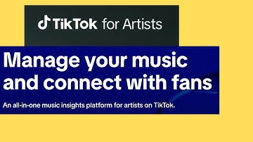 Introducing Tik Tok For Artists: Find Your Analytics For Your Music on Tik Tok