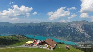 4K Hilten, Axalp Brienz  Berner Oberland SWITZERLAND アルプス山脈 dji