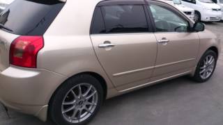 Видео-Тест Автомобиля Toyota Allex Золото, 2Zz-Ge, 2001Г., Zze123-0004634