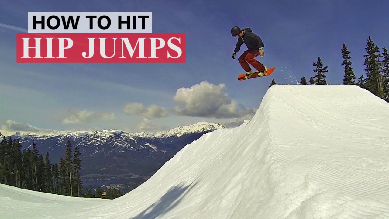 How To Hit A Hip Jump Snowboarding Tricks Youtube inside How To Land Snowboard Jumps