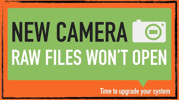 New Camera: Raw files won