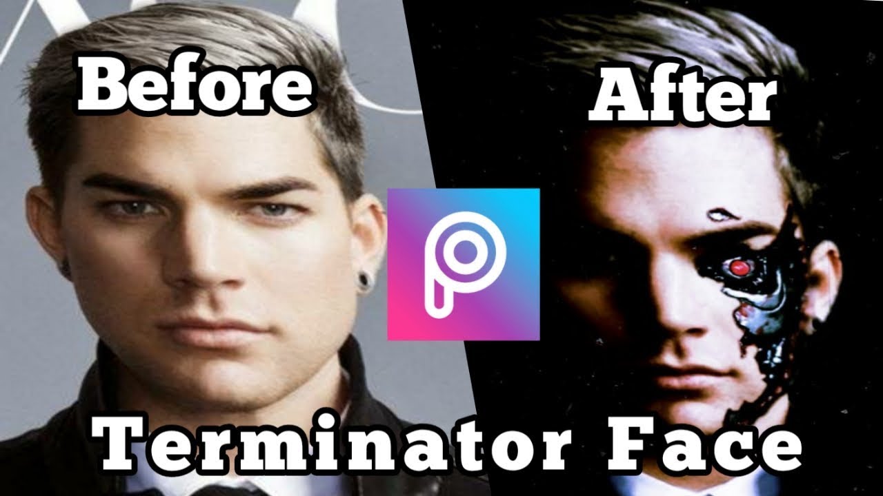 PicsArt Editing - Terminator Face Effect | Kris Sardo - YouTube