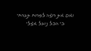 Video thumbnail of "אביב גפן האם להיות בך מאוהב מילים.wmv"