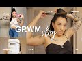GRWM for my friend&#39;s birthday! | Oil Pulling, Easy Thick Loc Style, etc