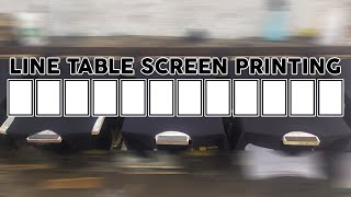 What is Line Table Screen Printing