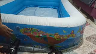 Pompa Olmadan Havuz Şişirme