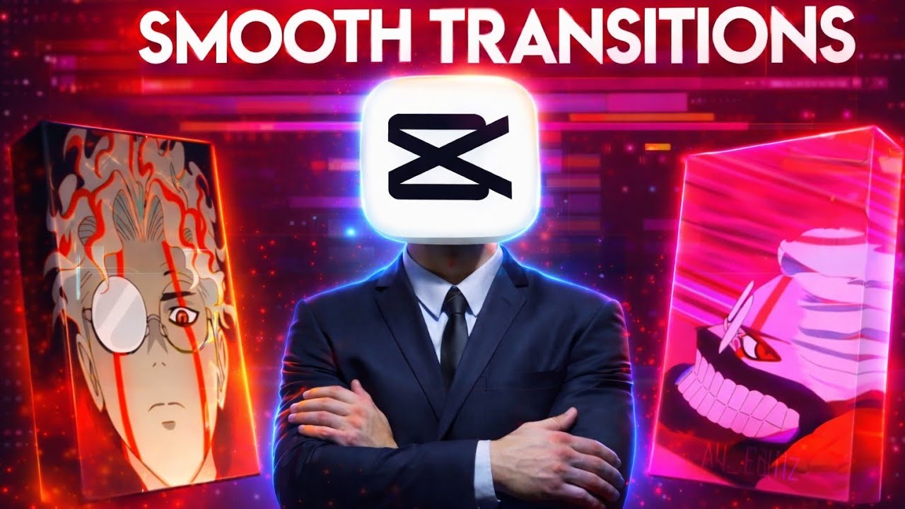 How to make smooth transitions Ez on mobile|capcut - YouTube