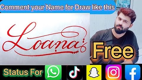 Loana Name Signature Calligraphy Status | How to Cursive write with cut Marker #loana @Loana