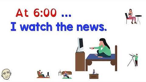 Our Schedule - days of the week and actions + (prepositions of time) | Mark Kulek - ESL