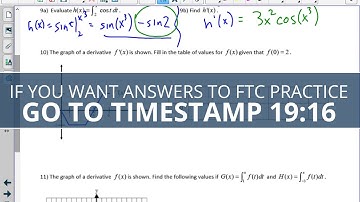 5 4 Applications and FTC Part 1 Practice