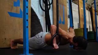 Gymnastic Ring Bulgarian Push ups